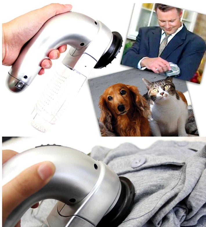 Electronic pet groomer, hair vacuum cleaner, portable massager for dogs and cats