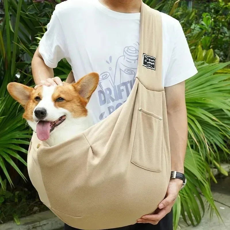 Comfortable dog bag, shoulder bag, travel bag for cat or puppy