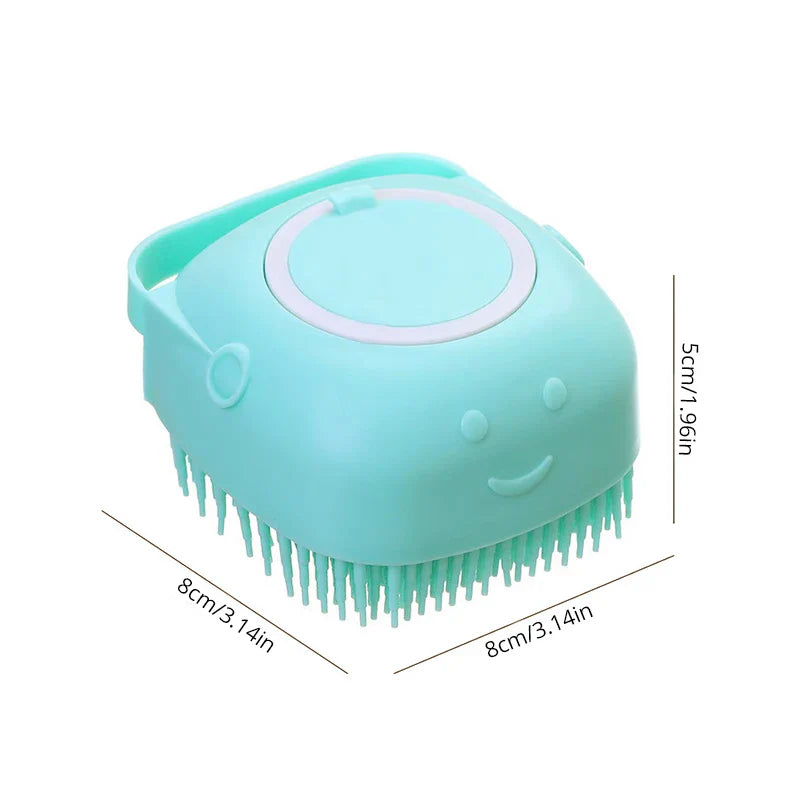 Pet Bath Brush, Soft Silicone, Massager, Cleaning and Grooming Tool