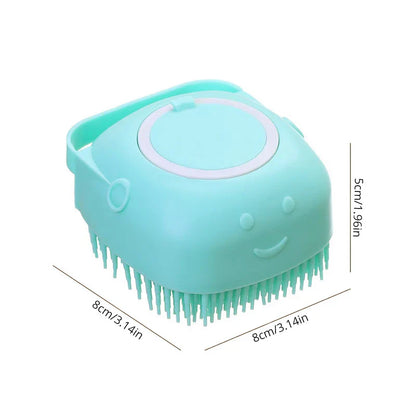 Pet Bath Brush, Soft Silicone, Massager, Cleaning and Grooming Tool