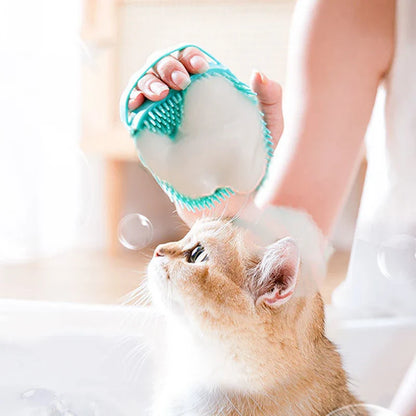 Pet Bath Brush, Soft Silicone, Massager, Cleaning and Grooming Tool