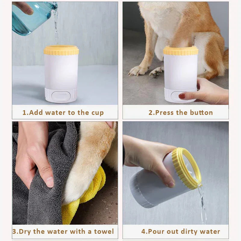 Automatic Dog Paw Cleaner, Silicone