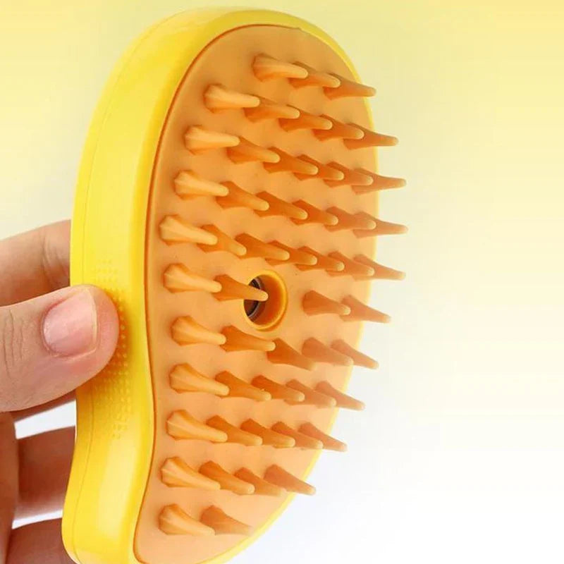 Electric cat brush with water, silicone